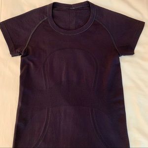 Plum Purple Lululemon Swiftly Tech Short Sleeve